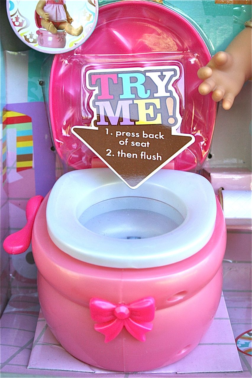 18 inch doll toilet