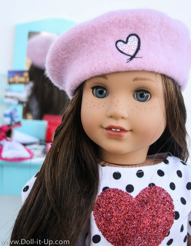American Girl Grace Thomas Paris Welcome Gifts Accessories Beret GOTY 2015 for sale online 