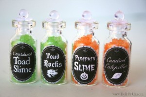 Mini Potion Bottles {with a printable label!}