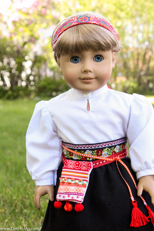 Scandinavian headband-for-dolls